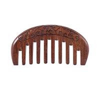 Okeeyseda Peine De Madera Peine De Pelo De Madera Peine Natural Masaje Antiestático A Través Del Peine (-Diente)