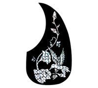 Okeeyseda Placa Antideslizante para Guitarra, Golpeador de Guitarra Clásica Popular en Forma de Lágrima, Colibrí Antiarañazos