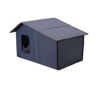 Okeeyseda Refugio para Mascotas,Casa CáLida Y Plegable para Gatos Aire Libre,Cama para Gatos,Refugio para Perros Y Gatos,Cueva para Gatos Resistente A Intemperie Que Se Mantiene Abrigada A