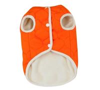 Okeeyseda Ropa para Mascotas Otoño e Invierno Ropa para Perros Ropa para Gatos de Peluche Ropa para Mascotas Invierno Melocotón Ropa Acolchada de Algodón Naranja