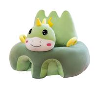 Okeeyseda Silla de Apoyo para Sofá de, Suave y de Felpa, con Dibujos de Animales, para Sentarse y Aprender, Color Verde