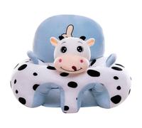 Okeeyseda Silla de Apoyo para Sofá de, Suave y de Felpa, con Dibujos de Animales, para Sentarse y Aprender A Sentarse, Color Azul