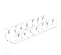 Okeeyseda Soporte para Gorras de Béisbol, 1 Organizador de Sombreros Acrílico Sin Instalación para 7 Gorras de Béisbol, Estantes para Gorras de Béisbol, Transparente