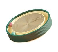 Okeeyseda Tablero Rascador Redondo para Gatos con Pelota, Juguete MultifuncióN, Rascador para Gatos, Rascador para Afilar UñAs, Puede Reemplazar el