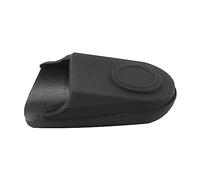 Okeeyseda Tapa de boquilla de saxofon clarinete de caucho Proteja la punta delicado Negro