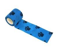 Okeeyseda Venda Elástica Deportiva Autoadhesiva de 5 cm X 4,5 M para Almohadillas de Soporte para Rodillas, Dedos, Tobillos, Palmas y Hombros, Color Azul