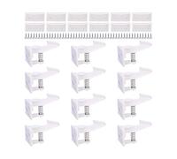 OKEFAn- Cabinet Locks Child Safety Latches - OKEFAN 12 Pack Baby Proofing Cabinets Drawer Lock Adhesive Latc