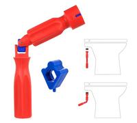 Okeno SelectLlave de Montaje para Asiento de Inodoro, Llave Universal de Reparación con Rótula 10/13/17 mm para Instalación y Extracción de Asientos de WC