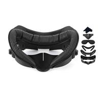 OKESYO Interfaz facial para Meta Quest 3 Face Pad con 2 almohadillas suaves para la cara, cubierta facial para accesorios Meta Quest 3, resistente al sudor, bloqueo de luz (modelo normal)