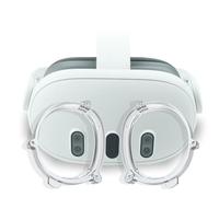 OKESYO Protector de lente para Meta Quest 3 Accesorios, Accesorios para Meta Quest 3 con Marco Magnético + Paño de Lente + Caja de Espejo + Lente (Opcional), Alta Definición, Alta Transparencia,