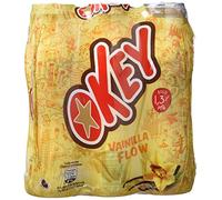 Okey Batido Vainilla - Paquete de 3 x 188 ml - Total: 564 ml - , Pack de 6