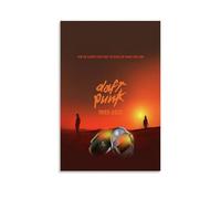 OKFPLM Around the World-Daft PunkRetro Style Poster Canvas Art Vintage Asian Decor Print for Bedroom & Living Room Decorations30x45cm (30x45cm) Unframe-style