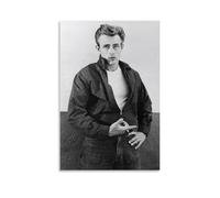 OKFPLM James Dean- Póster de estilo retro para pared, impresión asiática vintage para decoración de dormitorio y sala de estar, 50 x 75 cm, estilo sin marco