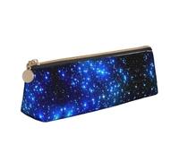 OKFSTY Galaxy Stars - Estuche escolar estético con diseño triangular para niños, para pinceles, lápices, White, Talla única, Organizador de bolsas