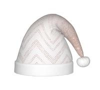 OKFSTY Sombrero de Navidad con bonito patrón brillante para niños, sombrero de Papá Noel multiusos para fiestas y eventos festivos