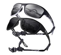 OKH 2 gafas polarizadas UV400 para hombres y mujeres que se han envuelto alrededor de gafas de sol deportivas, ciclismo para bicicletas, pesca, correr, escalada, béisbol