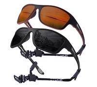 OKH 2 gafas polarizadas UV400 para hombres y mujeres que se han envuelto alrededor de gafas de sol deportivas, ciclismo para bicicletas, pesca, correr, escalada, béisbol