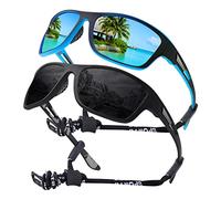 OKH 2 gafas polarizadas UV400 para hombres y mujeres que se han envuelto alrededor de gafas de sol deportivas, ciclismo para bicicletas, pesca, correr, escalada, béisbol
