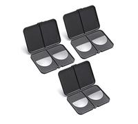 OKH 3 pares de lentes bifocales adhesivas, reutilizables, con lupa, lentes de lectura para gafas de sol, gafas deportivas, gafas de esquí, no necesita agua, transparente, +3.5