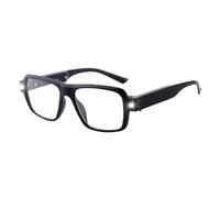 OKH Gafas de Lectura con Filtro de Luz Azul y Luces LED Recargables Integrada en la Montura, para Hombres y Mujeres Negro 1.5