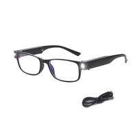 OKH Gafas de Lectura con Luz, lente de Luz Anti Azul, Lectores LED Brillantes Recargables de USB Gafas de Lectura para Hombres Mujeres +1.0