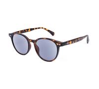 OKH Gafas de Sol Unisex CláSicas de Estilo Redondo, Gafas de Lectura Vintage para Exteriores Con Lentes UV400 para Hombres y Mujeres (Tortuga/Gris 1.5)
