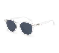 OKH Gafas de Sol Unisex CláSicas de Estilo Redondo, Gafas de Lectura Vintage para Exteriores Con Lentes UV400 para Hombres y Mujeres (Transparente/Gris 3.5)