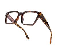 OKH Gafas TR90 con Filtro de Luz Azul para Hombres y Mujeres, Sin Receta, para Videojuegos, Ordenadores, Antifatiga Visual y Protección UV (Tortuga)