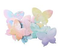 okhobby Juego de 240 hojas de notas adhesivas coloridas en forma de mariposa, bonitos blocs de notas autoadhesivos, bloc de notas para escribir para oficina y hogar