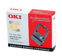 OKI 09002316 cinta entintada negra (original)