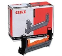 OKI - Black Image Drum for Okipage C7200/C7400 tambor de impresora Original