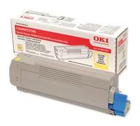OKI 43381905 - Cartucho de tóner láser (2000 páginas), color amarillo
