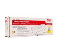 OKI 43865721 AMARILLO TONER - 6000 PAGES | PARA C5850DN