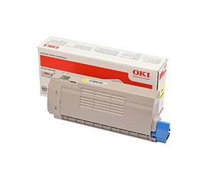 OKI 46507613 - Cartucho de tóner, standard, color amarillo