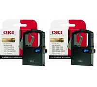 OKI 9002303 - Cinta adecuado para ML182, color negro (Paquete de 2)