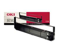 Oki Systems Cinta de nylon 09002311 – Original negro para Microline 393/395