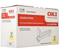 OKI C5650/5750 Unidad de tambor amarillo Original 43870005