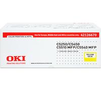 OKI Unidad de tambor amarillo Original 42126670