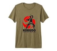 Okinawa Kobudo Japonés Budo Cool Asiático Artes Marciales Fans Camiseta Premium