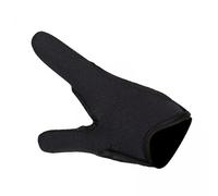 Okiyakusama 2 Guantes de Pesca para Fundición con Dos Dedos, Banda Elástica para La Cintura, Unisex, Negro, 6 Piezas