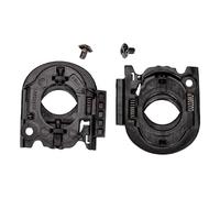 Okiyakusama 2 piezas de base de visera para casco, fácil instalación, piezas de reparación resistentes, piezas de repuesto para base de lente de visera Mt-v-28B