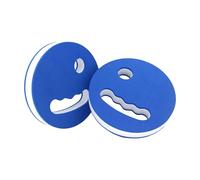 Okiyakusama 2 Piezas Discos Acuáticos Fitness EVA Resistentes Diseño Compacto con Mango Antideslizante para Entrenamiento de Natación Deporte Acuático Ejercicios, Azul