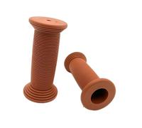 Okiyakusama 2 Piezas Empuñaduras para Bicicleta Puños Suaves para Manillar Infantil Grips Antideslizantes Accesorio Absorbente de Golpes Material TPE Seguro, MarrÓn