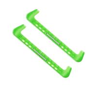 Okiyakusama 2 Piezas Funda para Patines de Hielo Cubierta Protectora Ajustable Botas Patín Material PP Metal Resistente Adecuada para Hombres Mujeres Niñ, Verde