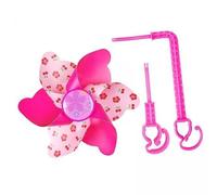Okiyakusama 2 Piezas Molinillo para Bicicleta Infantil Accesorio Manillar Veleta Decorativa Rueda Giratoria Hélice PP Resistente Gira Automáticamente Adecuado Par, 2 Piezas