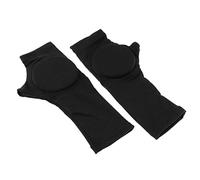 Okiyakusama 2 Piezas Protector de Manos para Patinaje sobre Hielo Protección Acolchada para Soporte Flexible Portátil Ligero Adecuado para Deportes, Negro, XS