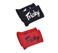 Okiyakusama 2 Piezas Protector de Nudillos Almohadillas Gel Boxeo Protector SBR Doble Protección Mano Amortiguador contra Golpes Indicado para Entrenamiento Muay, Negro y Rojo