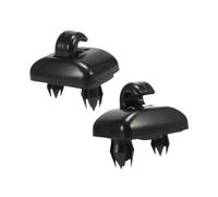 Okiyakusama 2 piezas Sun visor clips de gancho negros 8u0857562 Accesorios de automóvil de instalación fácil 8E0857561 8E0857562A para para A3 S5 TT
