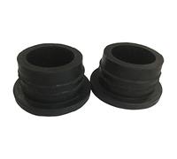 Okiyakusama 2 Piezas Tapones de Goma para Escalera de Piscina Tapón Protector Universal Antideslizante Reemplazo Seguro Indicado en Piscinas Enterradas Escalera a, Negro
