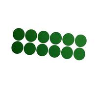 Okiyakusama 20 Piezas Pool Tablecloth Stickers Dots Marcadores para Y Restaurar El Paño de Billar con Material de Tela Adecuado para Entrenamiento, Verde 60mm